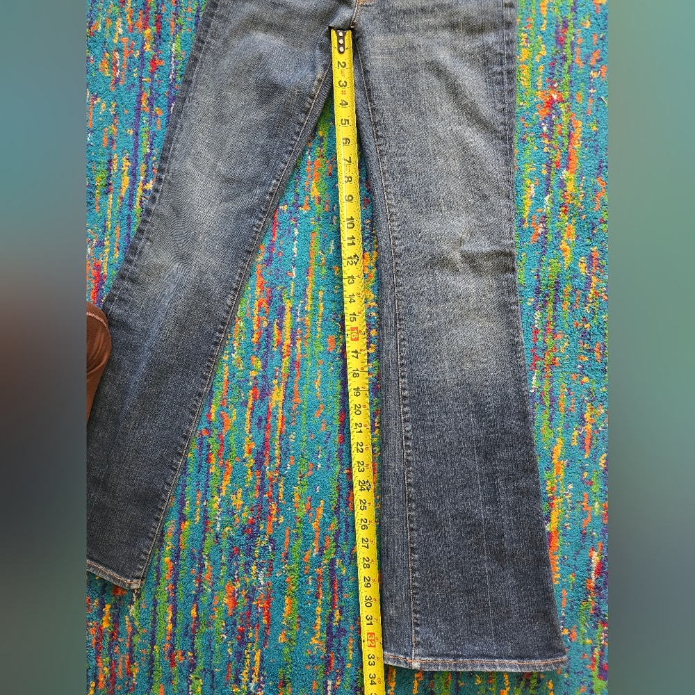 7 For All Mankind Flare Size 29 X 33L Womens Jeans - Picture 5 of 13